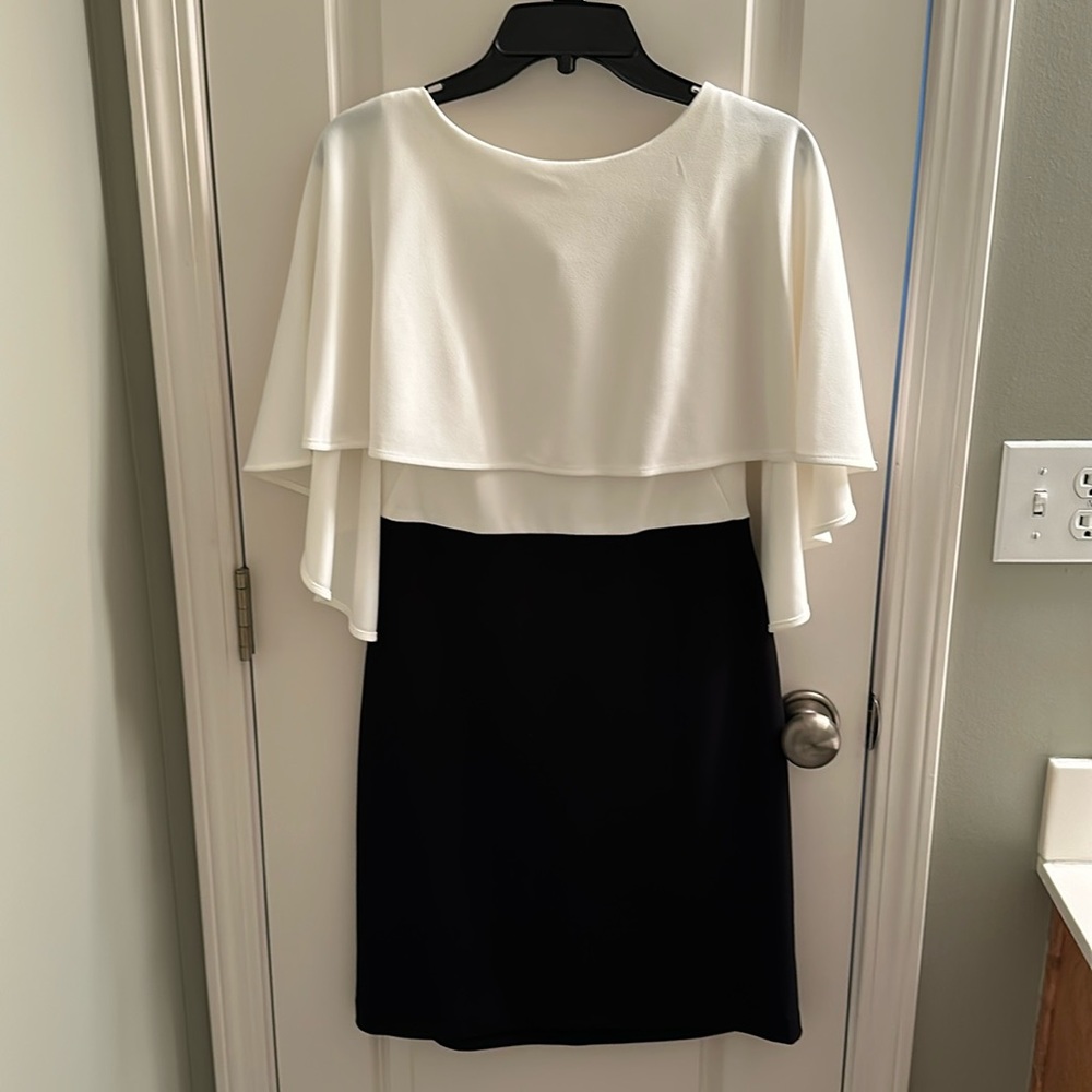 Calvin Klein Cape Top Dress
